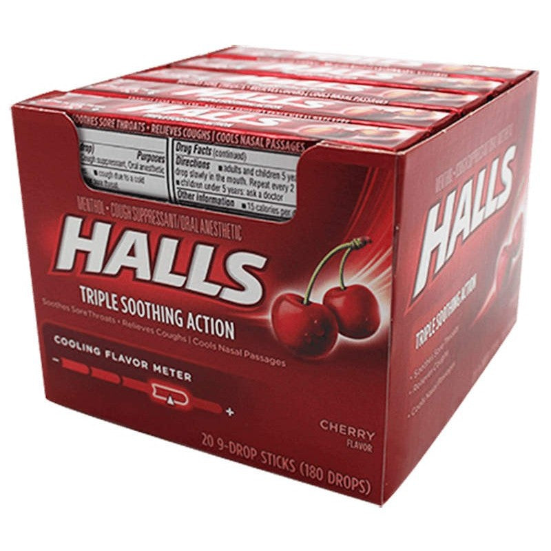 HALLS CHERRY 20/9CT