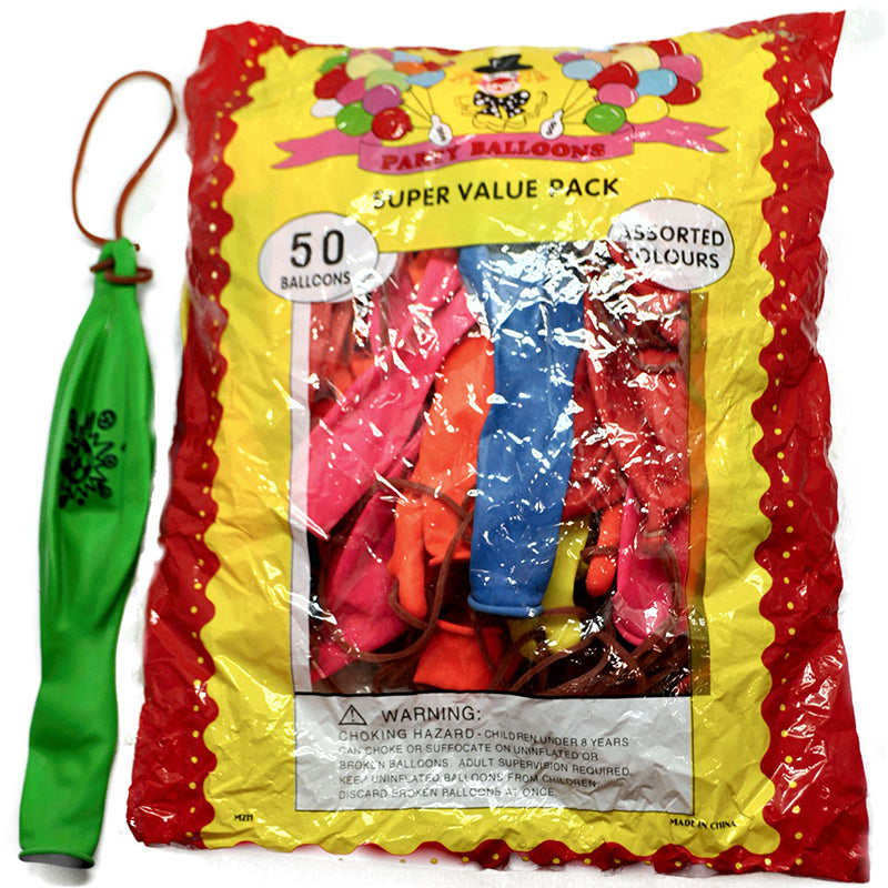 PUNCH BALL BALLONS 50 CT