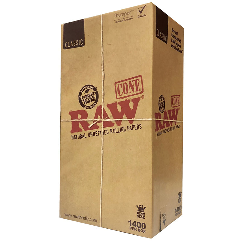 RAW CONES CLASSIC KING SIZE 1400CT