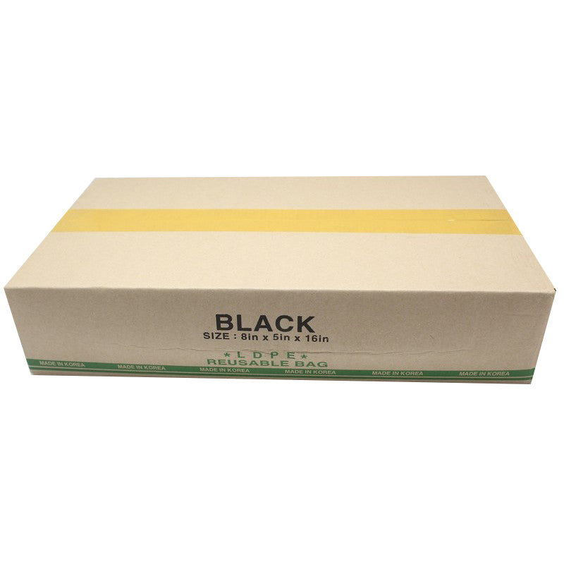 REUSABLE 8X5X16 BLACK KOREA 300PCS
