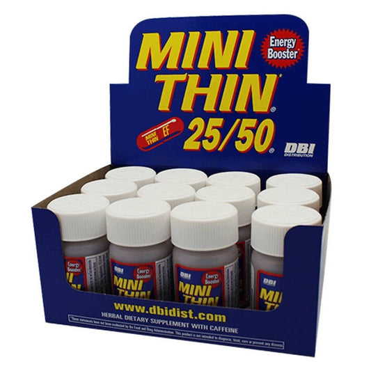 MINI THIN BOTTLE 25/50EF 12/36CT