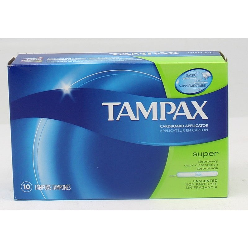 TAMPAX SUPER 12/10CT