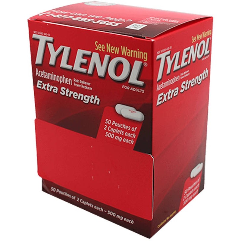 D TYLENOL RED 50/2CT