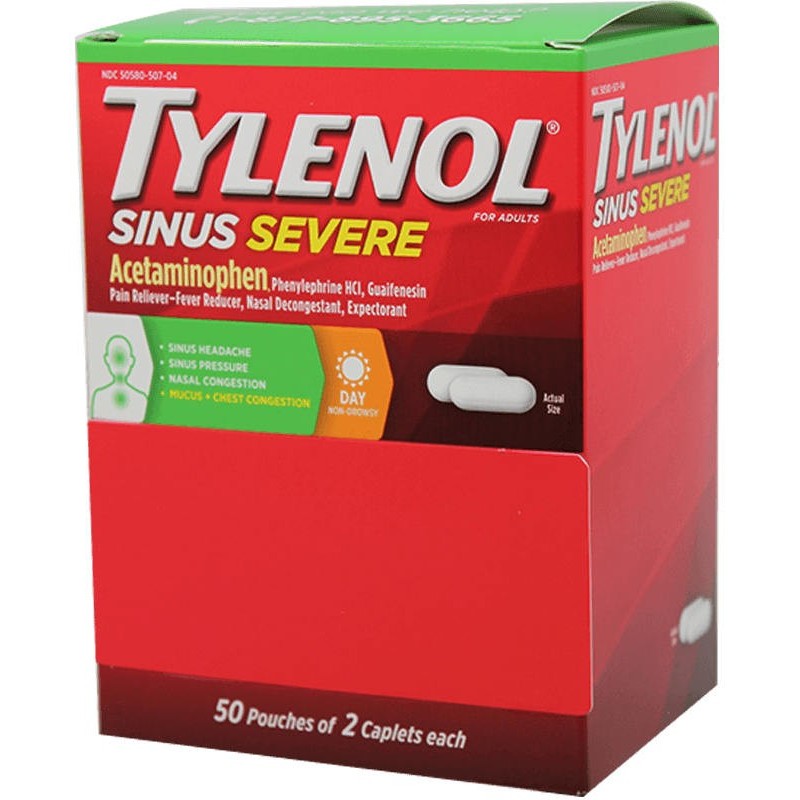 D TYLENOL SINUS 20/2CT