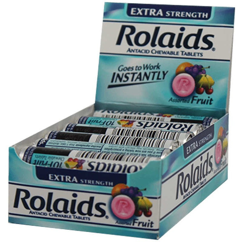 ROLAIDS  EXTRA  FRUIT 12/10CT