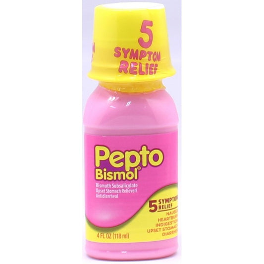 PEPTO LIQUID BOTTLE 12/4OZ