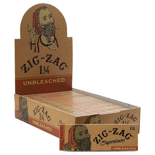 ZIG ZAG UNBLEACHED 1 1/4